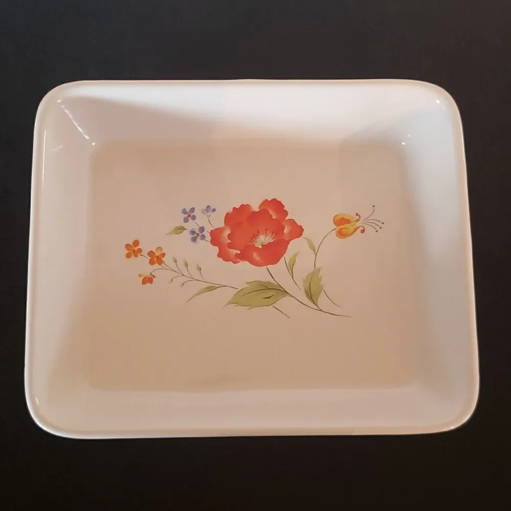 Westland Stoneware Small Floral Dish Tray